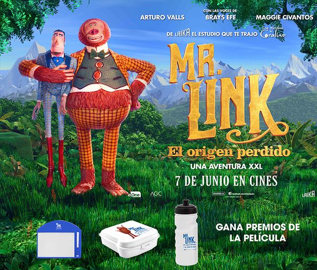 CONCURSO DE LA PELÍCULA “MR. LINK” QUE CUENTA CON LAS VOCES DE ARTURO VALLS, MAGGIE CIVANTOS Y BRAYS EFE