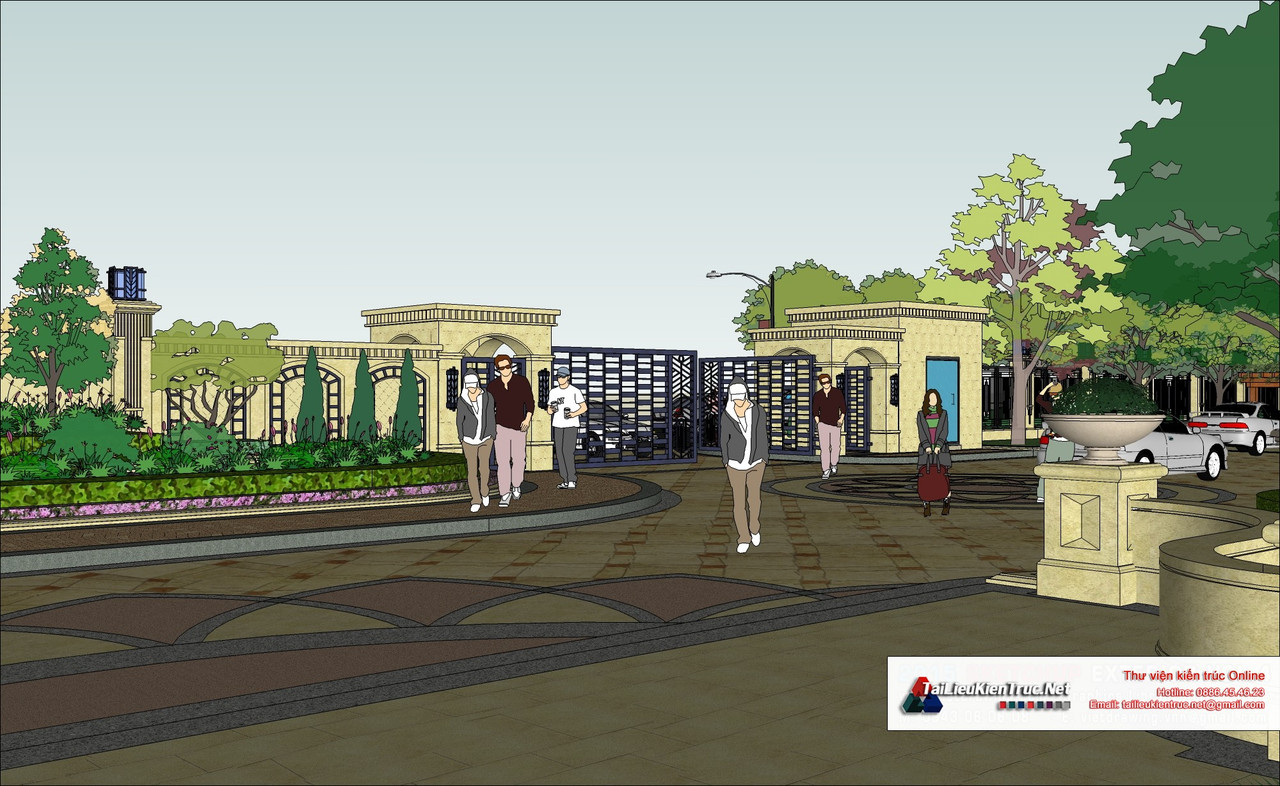 9-model-phoi-canh-3d-file-sketchup-biet-thu-lau-dai-phap-co68 (2