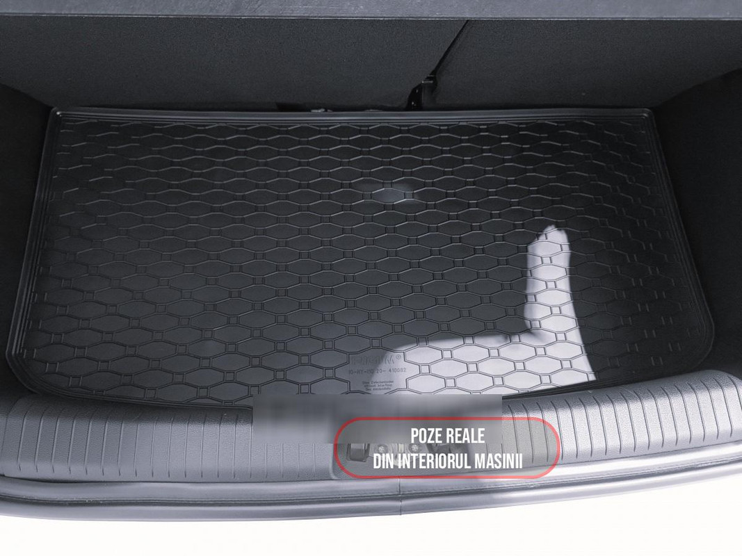 Tavita auto HYUNDAI i10 2020-prezent, protectie portbagaj, Cri-Flo, din cauciuc 100%, compatibil cu autoturismul HYUNDAI i10