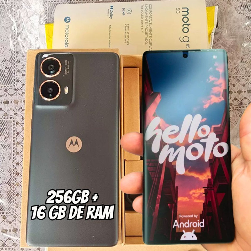 Smartphone Moto G85 5g – 256gb 16gb Ram Boost Sony Ai Camera