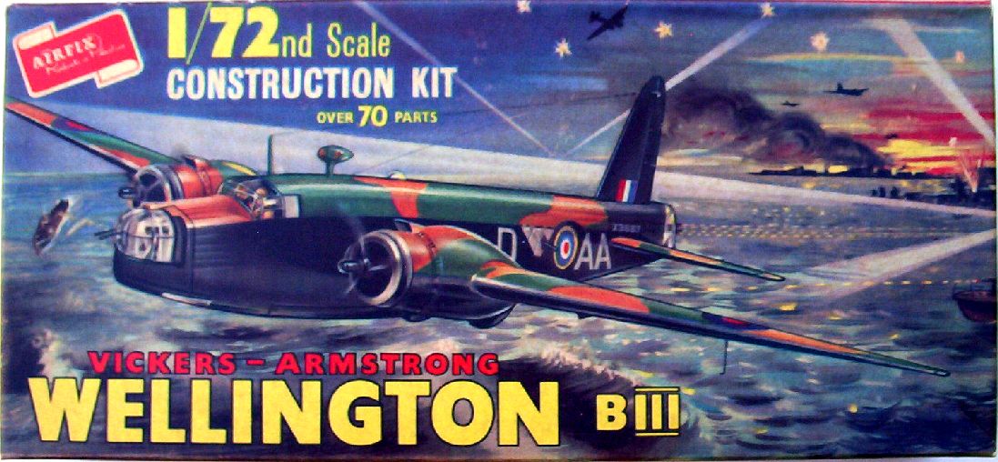 Airfix 72 Vickers Armstrong Wellington B.III T1