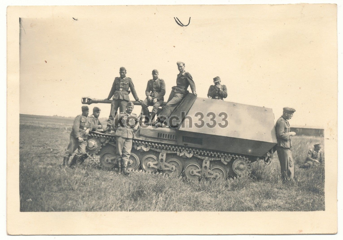 Foto Putlos 1942 Panzerjäger Panzer Marder I Sd.