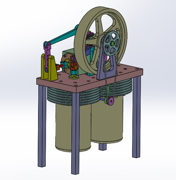 Doppelmotor - Double Acting Stirling Engine Doppelmotor - Double Acting Stirling Engine