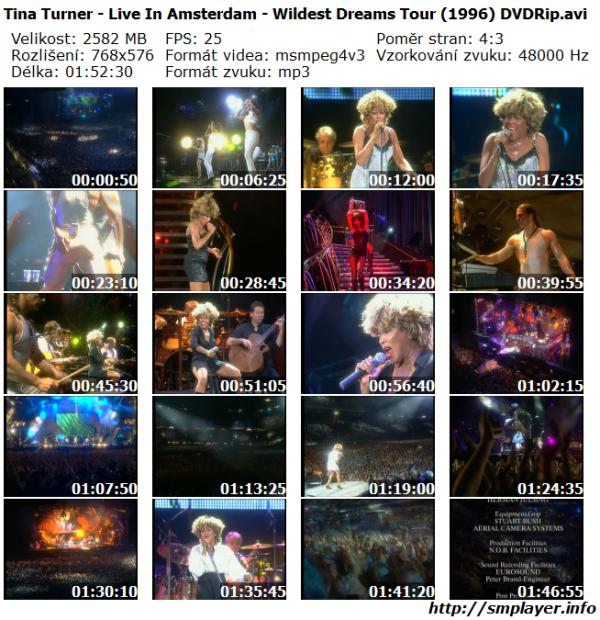 Tina Turner - Live In Amsterdam - Wildest Dreams Tour (1996)