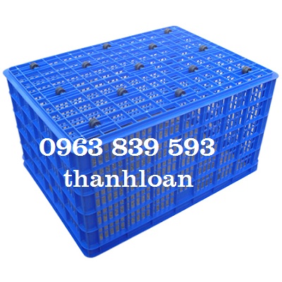 Rổ đựng hàng có bánh xe, rổ nhựa công nghiệp, sóng nhựa ngành may / Lh 0963 839 593 Ms.Loan Ro-nhua-hs015-song-nhua-cong-nghiep