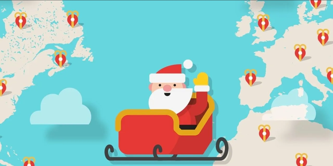 Sigue a Papá Noel en vivo: Descubre cómo con Santa Tracker de Google