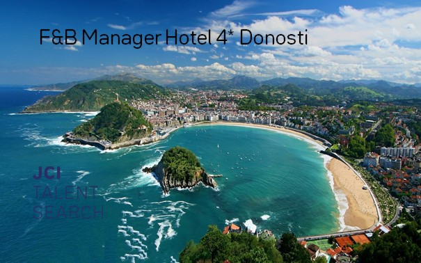 F&B Manager Hotel 4* Donosti 