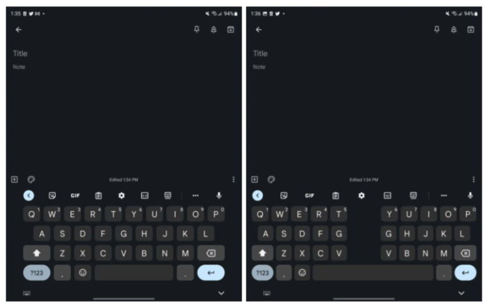tastiera divisa gboard