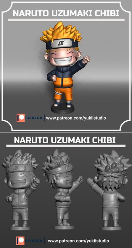 Naruto Chibi – 3D Print Model