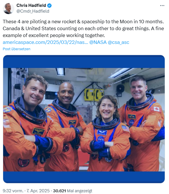 Artemis II Mannschaft