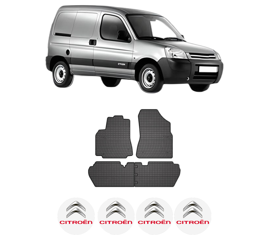 Set covorase presuri CITROEN BERLINGO / BERLINGO FIRST Box Body/MPV (M_) din 1996-2011, auto, din cauciuc thermoplastic, 4 Stickere auto cu CITROEN