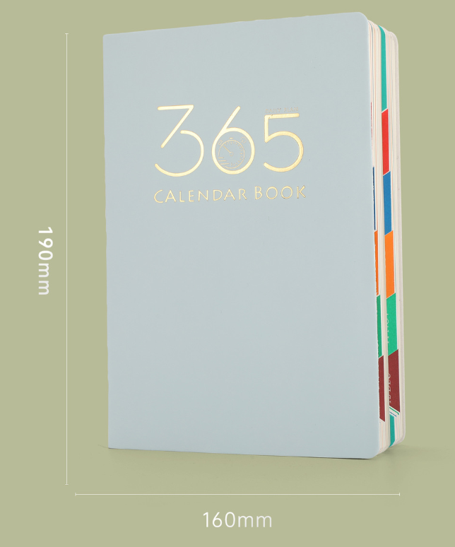 Pink 2026 Daily Planner & 365 Days Calendar Book | Professional Time Management Organizer | Work Efficiency Handbook 190x160mm