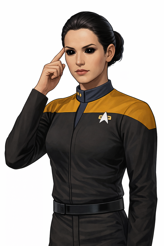 Chat GPT Star Trek Betazoid operations female lieutenant