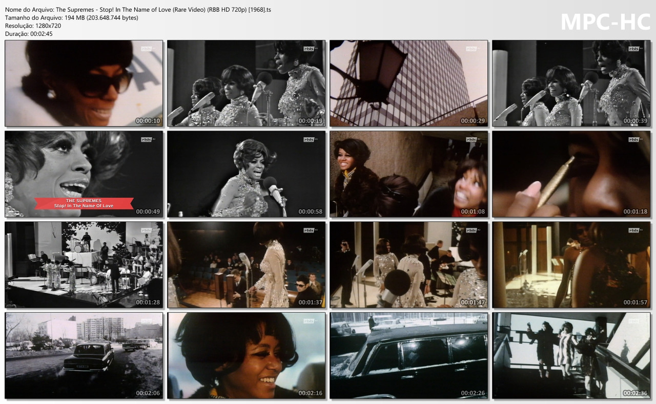The Supremes - Stop! In The Name of Love (Rare Video) (RBB HD 720p) [1968].mp4