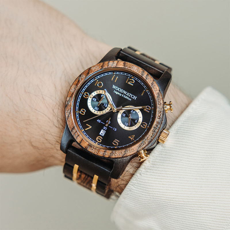 Wood-Watch-Legacy-X-Edition-City-watch-made-from-Serpentine-and-Ebony-wood