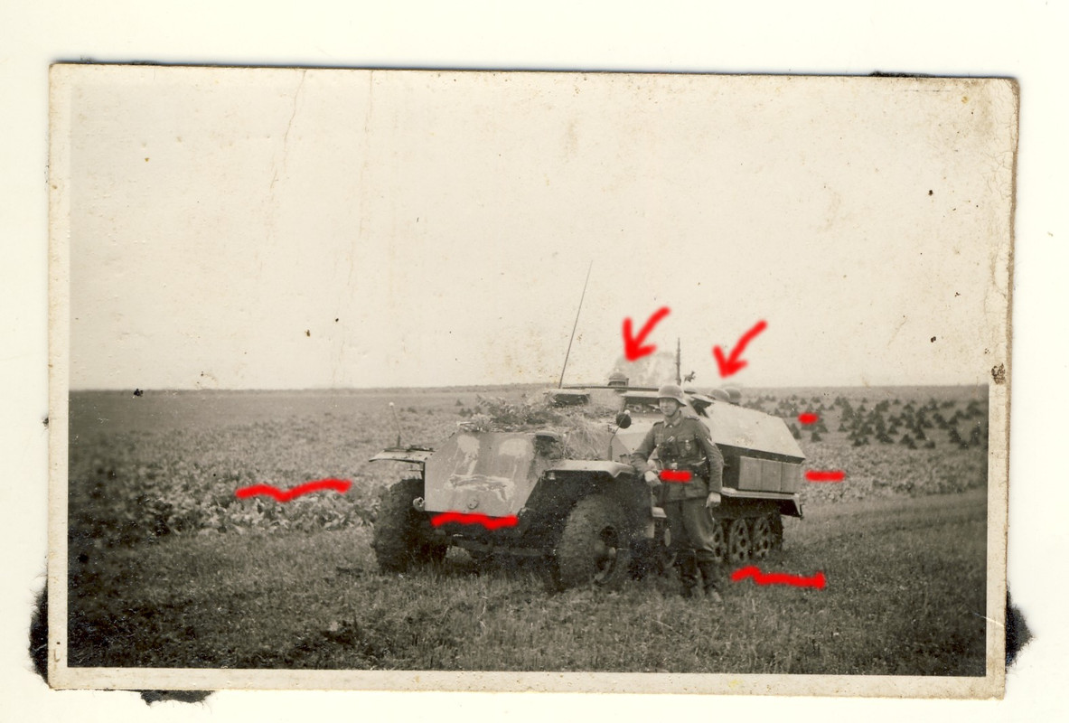 Schützenpanzerwagen Tarn Camo KFZ Technik Sd.Kfz