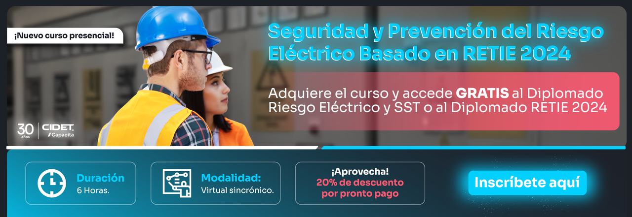 Información del curso de Seguridad y Prevención del Riesgo Eléctrico vía WhatsApp