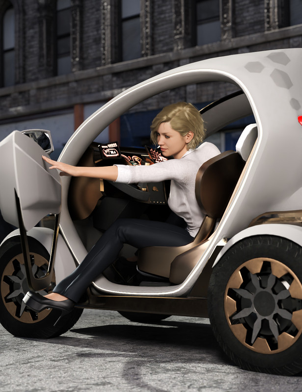 Mini Car Nino Poses for Genesis 3 and 8 Female