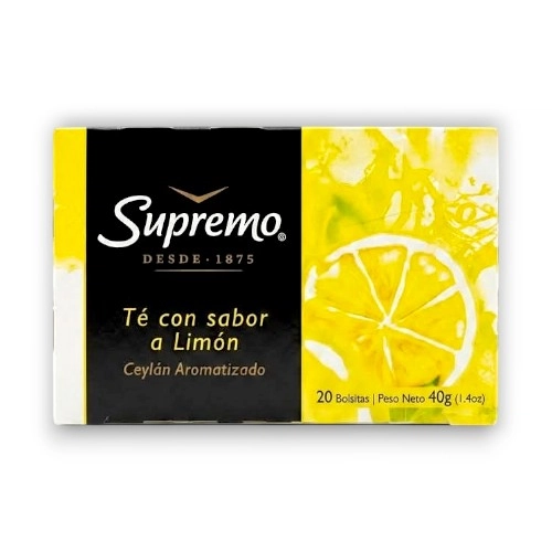 Supremo Te con Sabor a Limon 40 Gr
