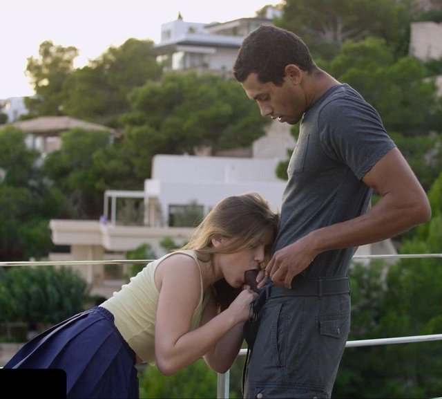 Really Huge Cock Penetrates Tight Pussy And Ass