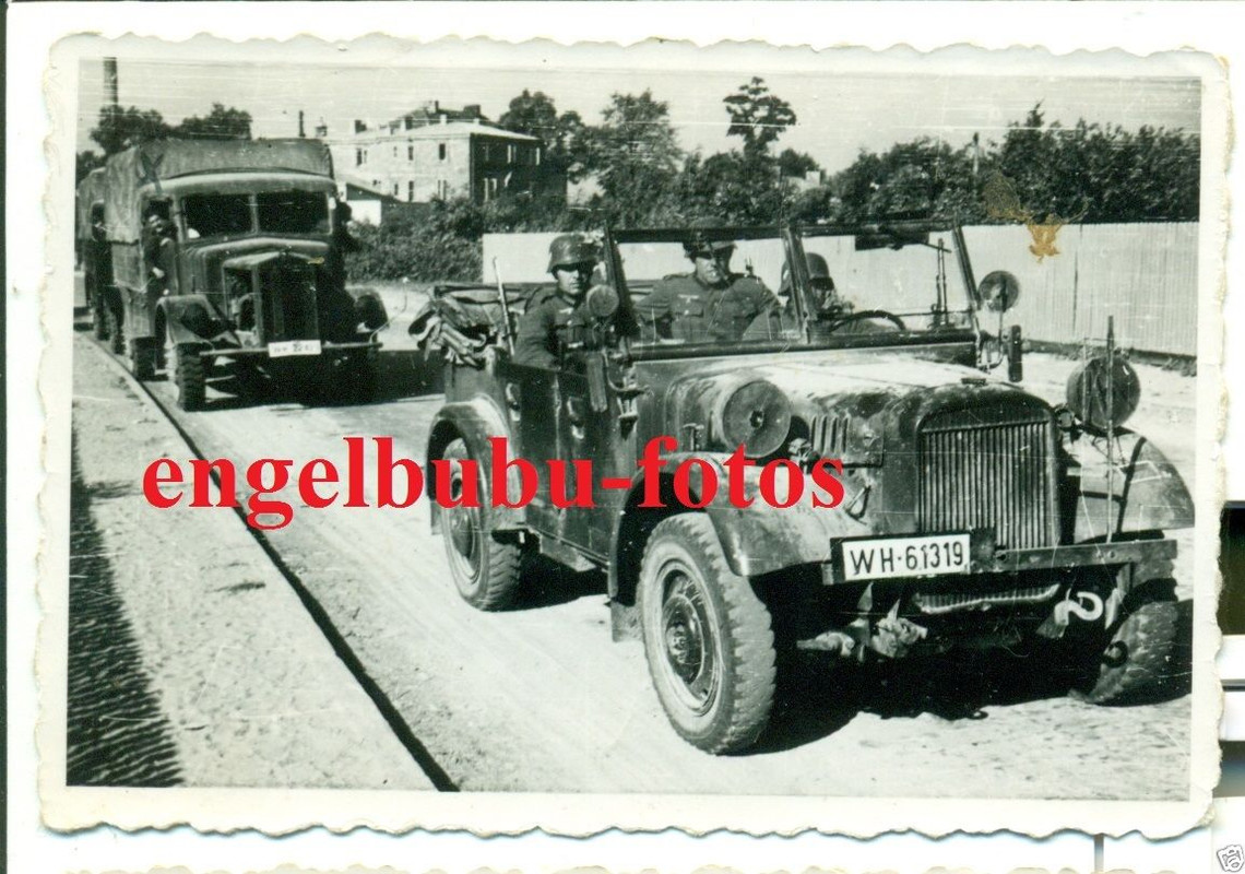 Fahrt nach TUREK (Großpolen) 1939 - Fzg  KÜBELWA