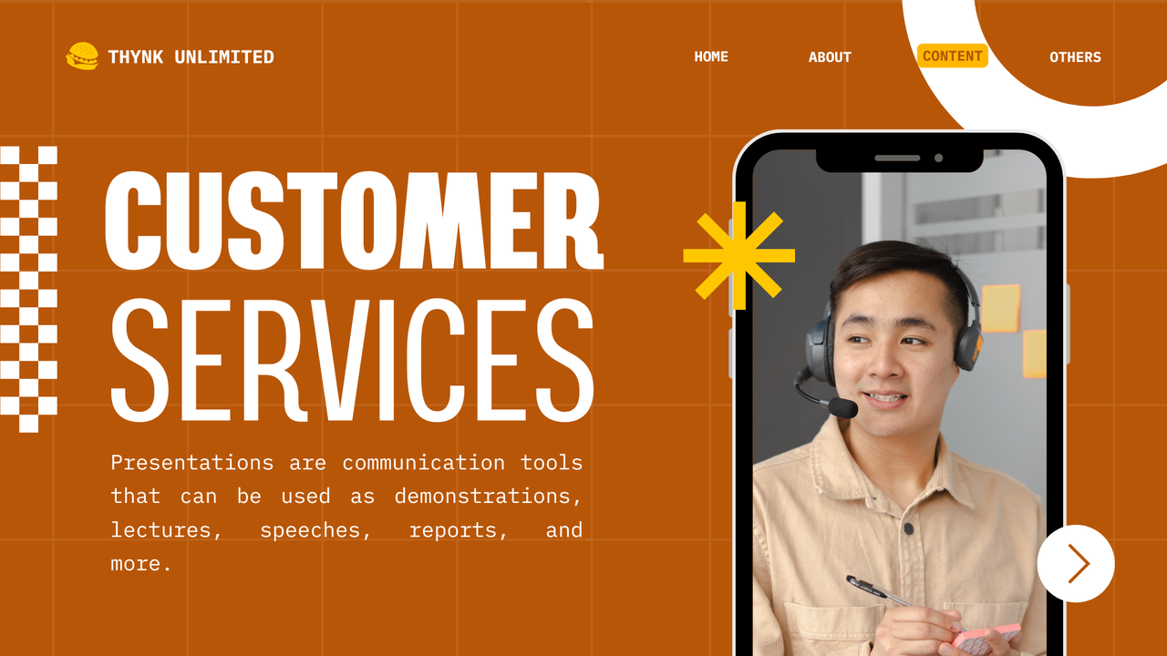 Red and White Modern Burger Presentation