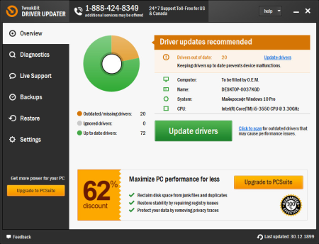 TweakBit Driver Updater 2.2.4.56134 Multilingual TweakBit Driver Updater 2.2.4.56134 Multilingual