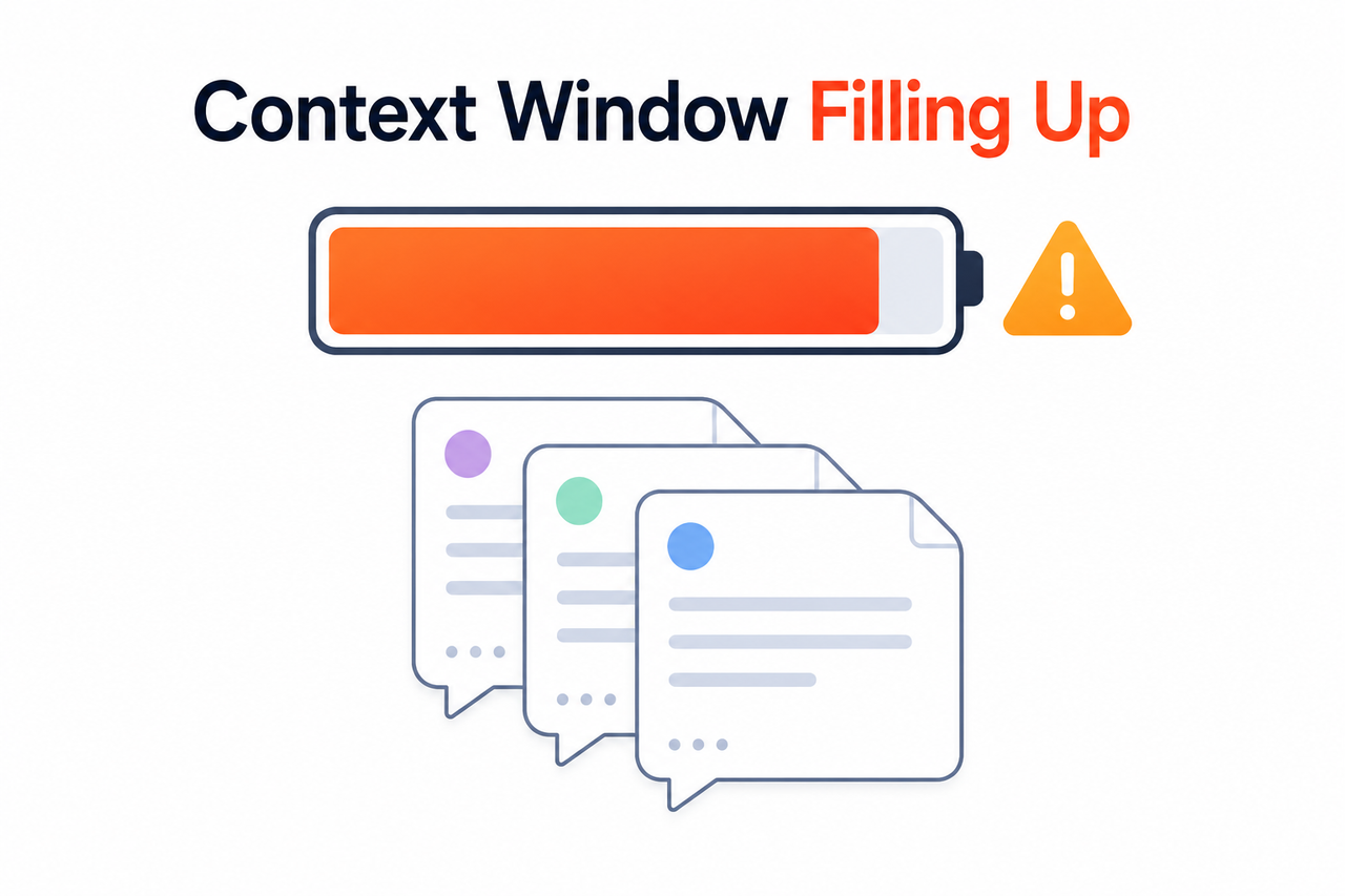 Claude chat to Claude Code context handoff window filling up
