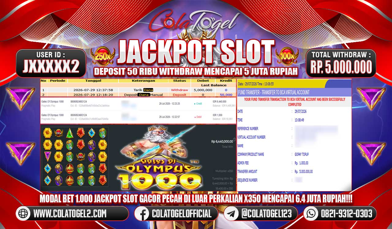 JACKPOT SLOT GACOR!!