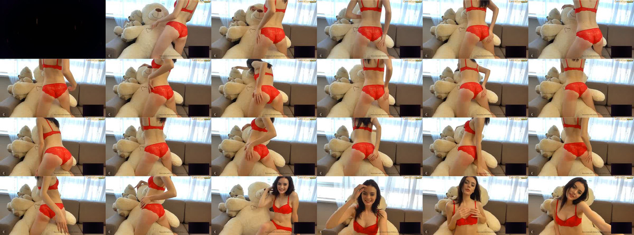 alisaadams - riding teddy and spanking