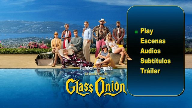 1 - Puñales por la Espalda: El Misterio de Glass Onion [DVD9 Custom][Pal][Cast/Ing/Ita/Por][Sub:Varios][2022]