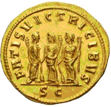 Glosario de monedas romanas. FATIS VICTRICIBUS. 6