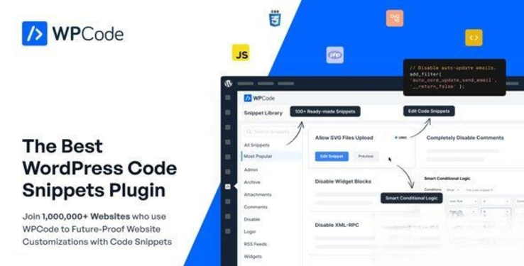 WPCode Pro – Easily Add Code Snippets in WordPress