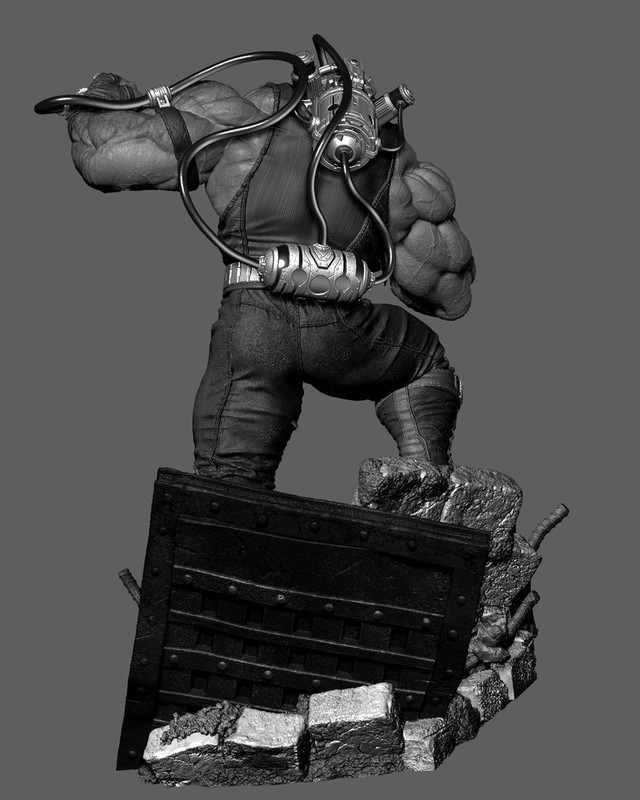 Premium Collectibles : Bane Classic 1/4 Statue  4