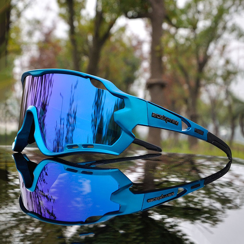 NEW 2020 Polarized Cycling Glasses Mountain Bike Goggles Sports 4 LENS UV400