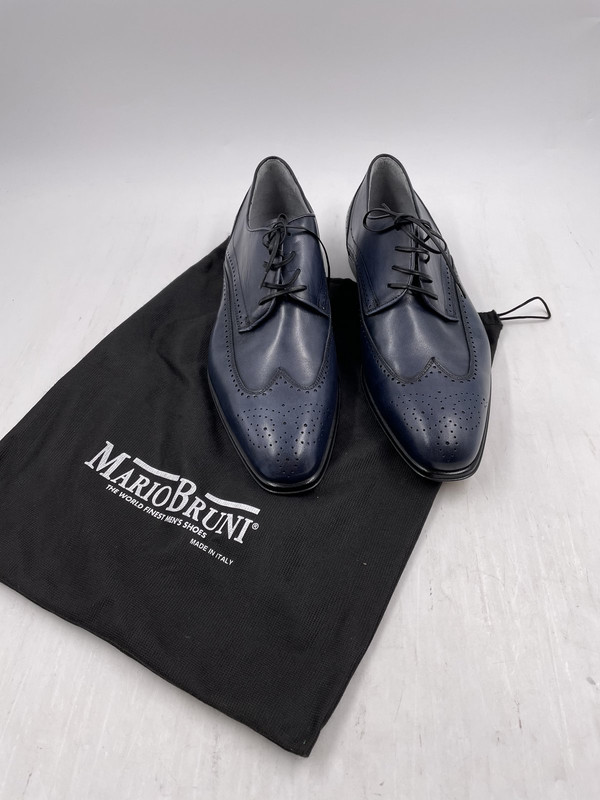 MARIO BRUNI DARK BLUE DRESS SHOE MENS US SIZE 10 EUR 44 5731266B | MDG  Sales, LLC