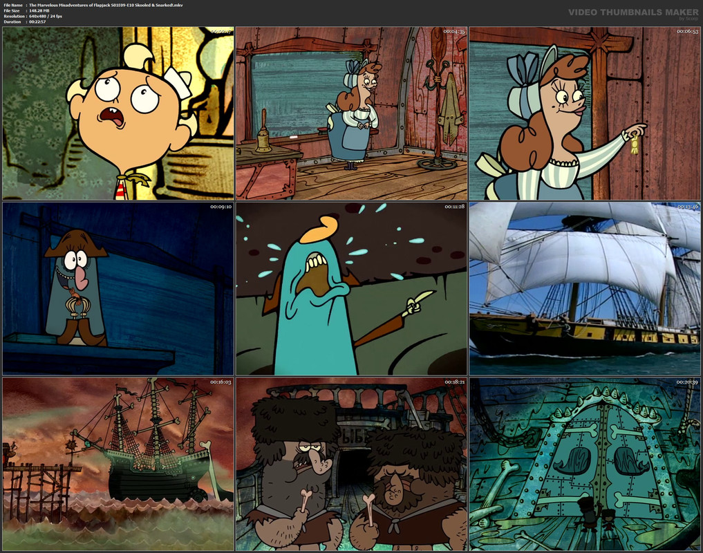 The Marvelous Misadventures of Flapjack S01E09-E10 Skooled & Snarked!.mkv
