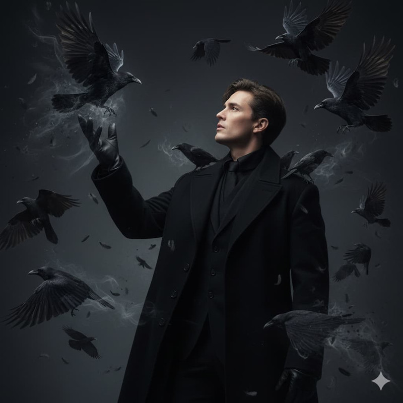 Повелитель воронов по фото нейросеть