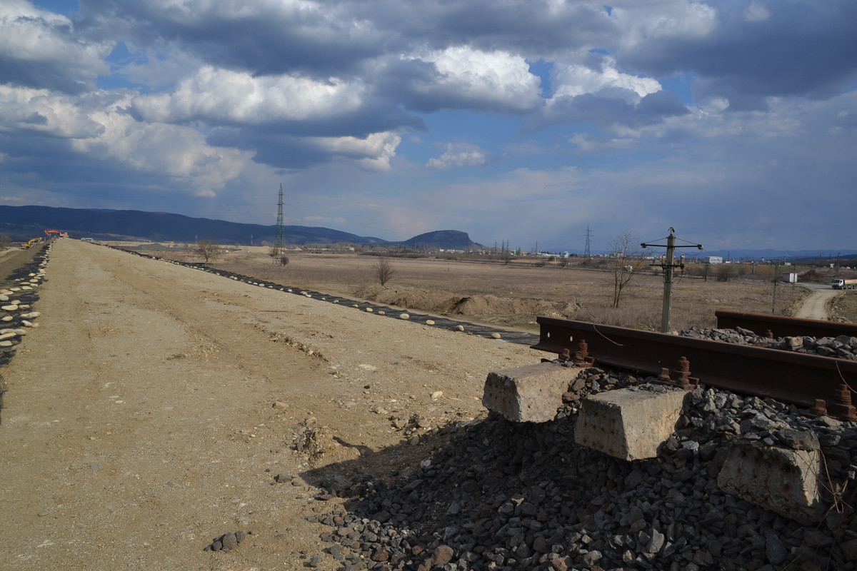 Linia 207 Simeria - Hunedoara, modernizare km0+000 - km2+700 DSC-7879