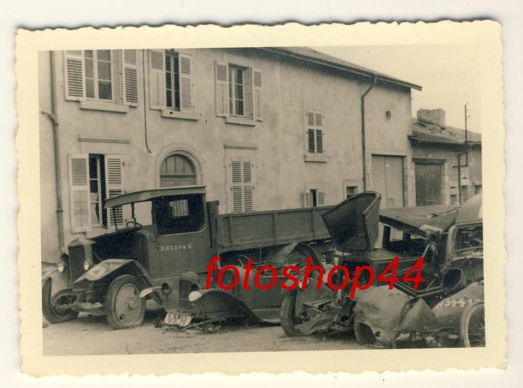 französischer LKW mit Kennung