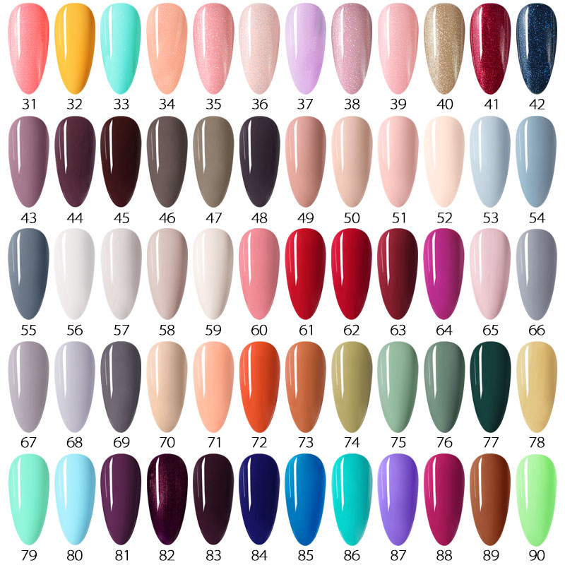 VENALISA VIP2 Set 60 Colors 7.5ml UV Led Manicure Art Gel Nail