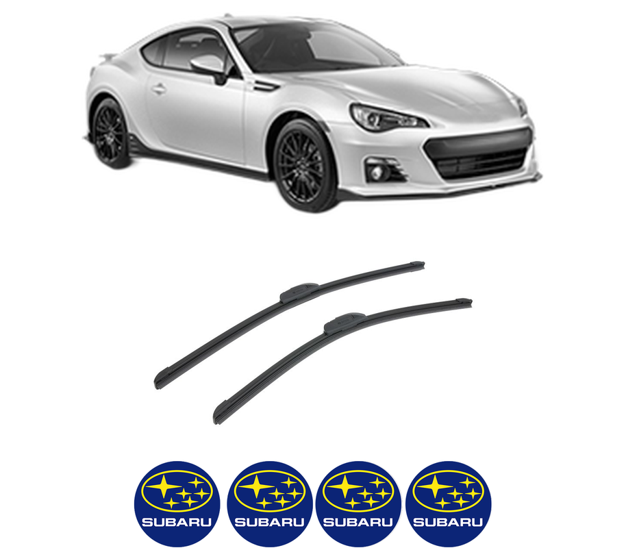 Set stergatoare auto SUBARU BRZ (ZC6) din 2012, pentru parbriz auto, 2 bucati, Bosch Aerotwin Retrofit, din cauciuc siliconat rezistent, 4 Stickere Auto SUBARU