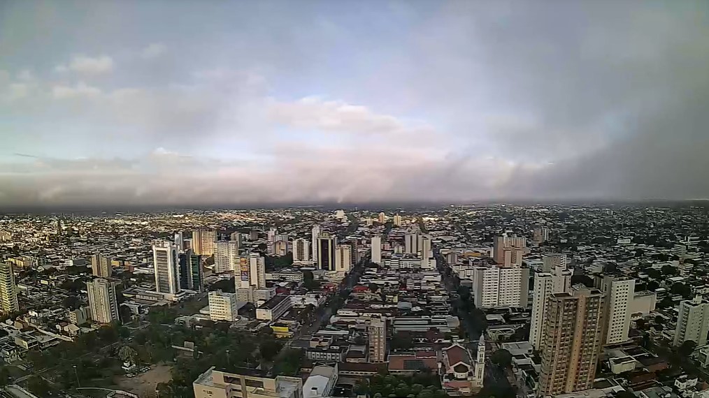 Campo Grande nesta manhã de quinta-feira