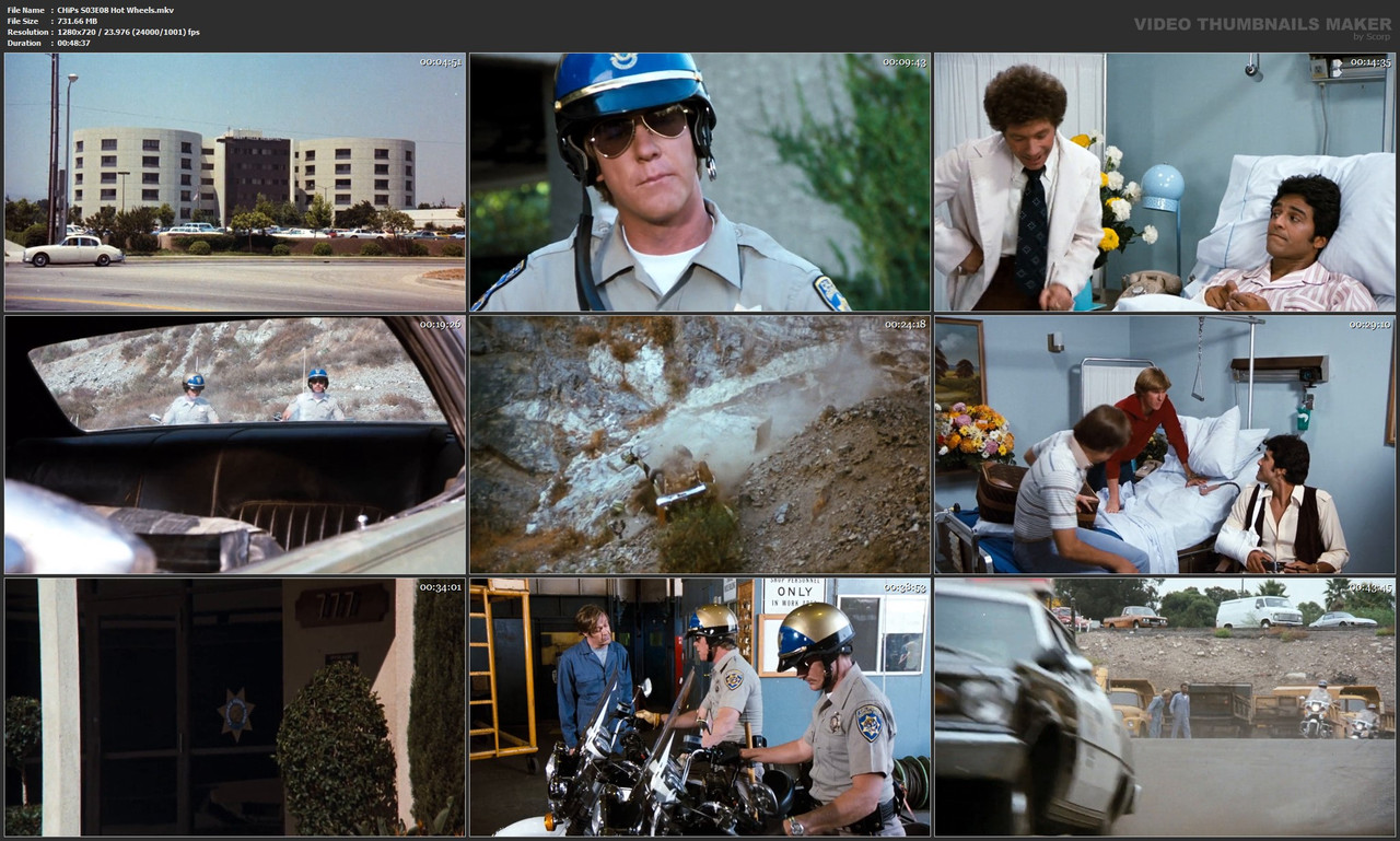 CHiPs S03E08 Hot Wheels.mkv