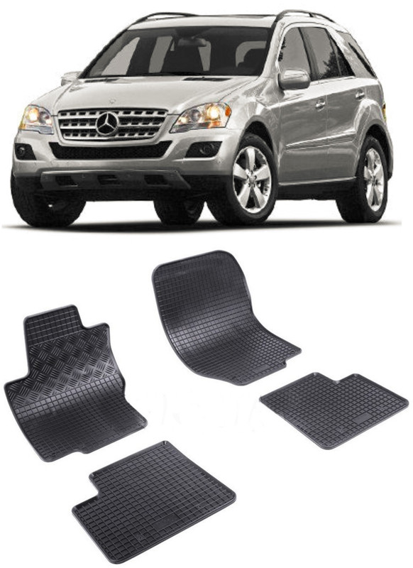 Set 4 covorase Mercedes Ml 2006-2011, din cauciuc 100%, compatibile cu autoturismul MERCEDES ML