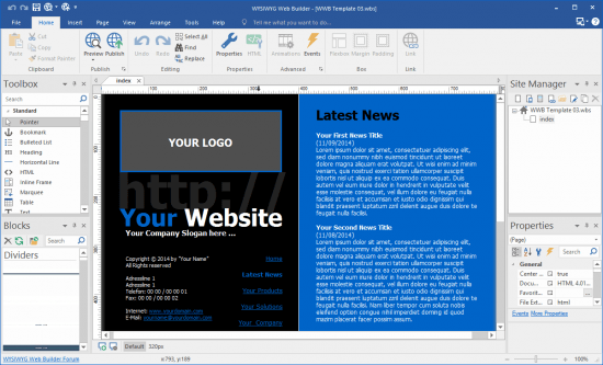 WYSIWYG Web Builder v18.0.0