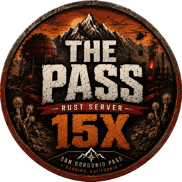 THE PASS 15X | PvE | ROTATING PvP MONUMENTS | 40-DAY WIPE | WES logo