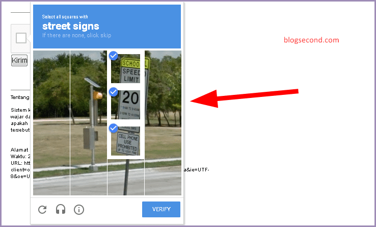 Melewati Captcha Google