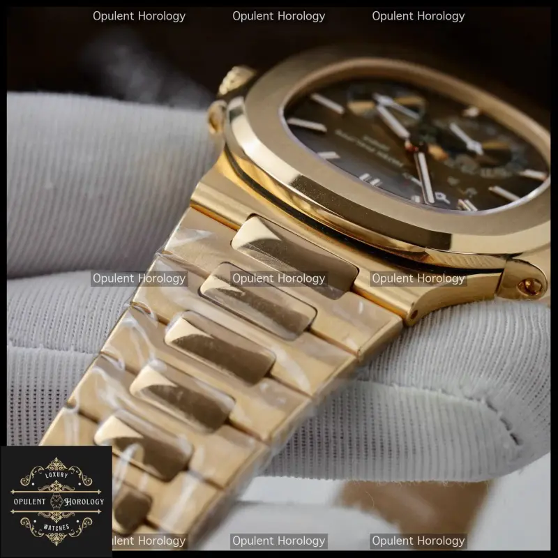 Patek Philippe Nautilus 5712R Gold Wrapped Moon Phase 40mm | Clone Caliber 240