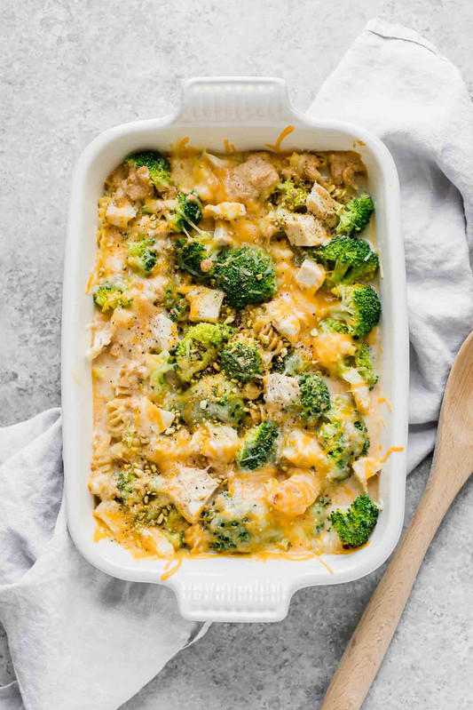Healthy Chicken Broccoli Pasta Casserole 1